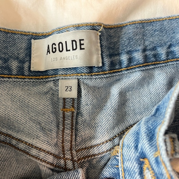 Agolde light wash, Parker long, size 23 - Picture 2 of 3